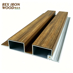 Tarima <span class=keywords><strong>de</strong></span> Exterior Resistente a la Salinidad, Compuesto <span class=keywords><strong>de</strong></span> Aluminio y Madera R13923mm, para Caminos <span class=keywords><strong>de</strong></span> Playa y Resorts, Resistente a la Decoloración - Product Image 2