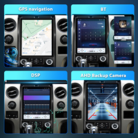 Reproductor de DVD de 12.1 Pulgadas para Ford F150 2009-2012, Radio con Pantalla Táctil Vertical Tesla Android 13, Kit Completo de Navegación
