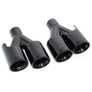 Voor Bmw Hoge Kwaliteit 304 Roestvrij Staal <span class=keywords><strong>M</strong></span> Prestatie Dual Tail Pipe Universele Auto Uitlaat Tip 4 Outlets Decoratief Op Maat - Product Image 2