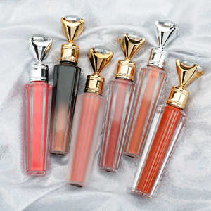 Luxurious Diamond Customizable Matte Long-Lasting Waterproof Cream <b>Lip</b> Gloss Mineral Ingredients Natural Vegan Formula - Product Image 3