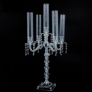 ZT250076 Vente chaude d'usine Candélabres en acrylique, supports de <span class=keywords><strong>bougies</strong></span> pour allée de mariage, lustre de salon, fourniture du fabricant - Product Image 2