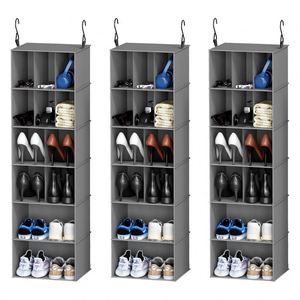 Organisateur de placard pliable multifonctionnel grande capacité, 12 compartiments, rangements suspendus pour literie, vêtements, chapeaux - Product Image 1