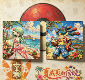 Collection YQ en gros : Aimants de réfrigérateur 3D gaufrés à texture papier, thème Pokémon, Fan Art, pour jeux de collection, Premium, mignons - Product Image 1