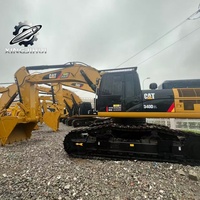 Excavatrice sur chenilles Caterpillar 340D2L d'occasion, excavatrice hydraulique CAT 340D2L d'origine, excavatrice Cat 340D2L d'occasion à vendre