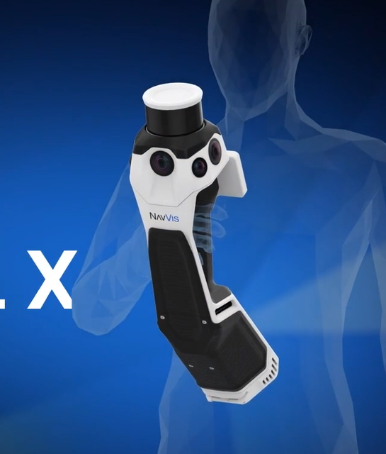 NavVis MLX Portable Handheld Dynamic 3D Laser Scanner with 360° Panoramic Camera RealTime SLAM Point Cloud Scanner for Surveying