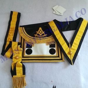 Worshipful-delantal de cuero de rito escocés - Product Image 3