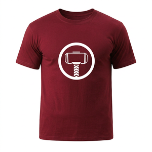 Camisetas de Verano para Hombre con Estampado Frontal Personalizado, Manga Corta, Corte Regular, OEM, Casual, Lavadas, Transpirables, Hechas de Poliéster/Algodón - Product Image 1