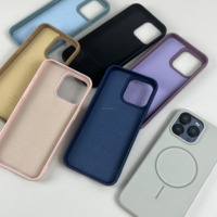 Étui givré magnétique étui souple mat de luxe en TPU pour iPhone 17 Pro Max 16 15 14 étui personnalisé de concepteur de lumière antichoc