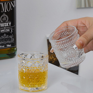 아메리칸 분위기 홈 클래식 세트 무연 외국 와인 맥주 위스키 샷 유리 작은 위스키 컵 시리즈 세트 - Product Image 5