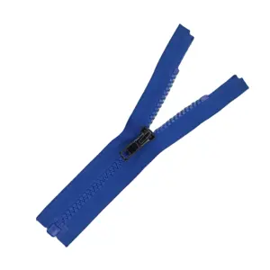 뜨거운 판매 고품질 도매 Zip 5 # 플라스틱 의류 용 슬라이더가있는 오픈 엔드 지퍼