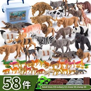 Set di Giocattoli di Animali e Dinosauri Specializzati per il Commercio <span class=keywords><strong>Estero</strong></span>, Modelli in Plastica di Elefanti, Leoni e Tigri per il Commercio Transfrontaliero - Product Image 5