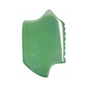 Outils de beauté pour le lifting du visage, drainage lymphatique, outil de massage Guasha en aventurine verte - Product Image 3