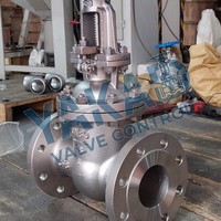 Válvula de Compuerta de Acero Inoxidable ASTM A351 CF8 Bidireccional con Volante y Cuña Flexible de una Pieza