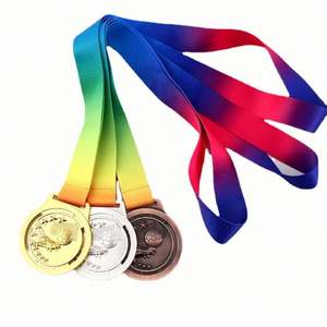 Production de médailles personnalisées pour jeux d'enfants, marathons, plaques commémoratives haut de gamme en or, argent et bronze, avec impression de logo - Product Image 6