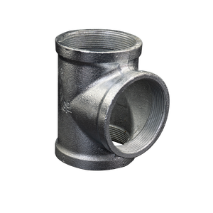 Senchang ống dẫn Phụ kiện nhúng nóng mạ kẽm nhanh chóng Hệ thống ống nước Vật liệu kết nối hệ thống ống nước sắt dễ uốn sắt giảm <span class=keywords><strong>Tee</strong></span> - Product Image 2