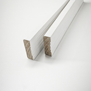 Hiện đại cổ điển thợ thủ công nội thất albizia falcataria cửa sổ cửa vỏ trắng sơn lót Cửa sổ phẳng cửa <span class=keywords><strong>TRIM</strong></span> - Product Image 2