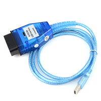 Câbles USB OBD 2 pour Inpa pour BMW K+DCAN, Interface de Diagnostic USB pour BMW E46 K+CAN K CAN, Puce FTDI FT232, Scanner OBD2