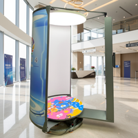 Escáner 3D HD 7s de Astermon, Modelo ASTM-R106, con Plataforma Rotatoria de Columna Única, Rotación 360 y Alta Precisión para Cabinas de Fotos Metálicas de Acción