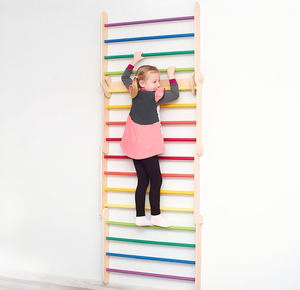 Home Play Gym para niños Montaje de pared para madera GrainLab Triángulos de escalada transformables - Product Image 4