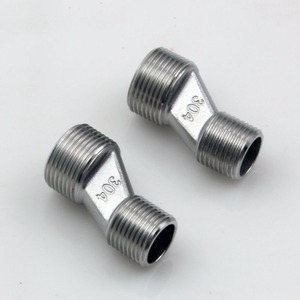 Stainless Steel 304 Pipe Fitting Elbow Connector For <b>Bathroom</b> Faucet <b>Accessories</b> Polished Surface - Product Image 2