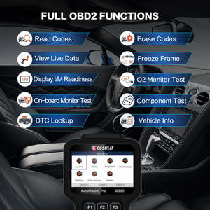 CGsulit SC880 سيارة التشخيص ماسحة أداة مسح ضوئي سيارة تشخيص تشخيص آلة لجميع سيارات - Product Image 3