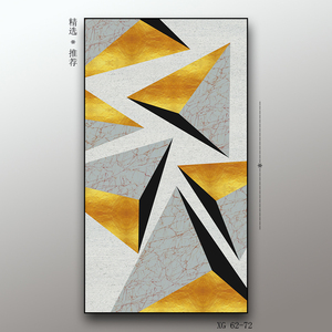 <span class=keywords><strong>Dipinti</strong></span> astratti Semi <span class=keywords><strong>geometrici</strong></span> fatti a mano facile arte della parete moderna decorazione - Product Image 2