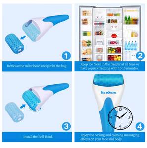 Rodillo de acero inoxidable para masaje Facial, rodillo de <span class=keywords><strong>Derma</strong></span> Facial antiarrugas con Logo personalizado - Product Image 4