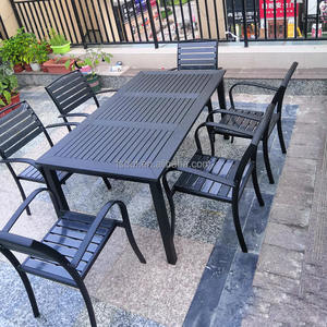 Muebles de restaurante al aire libre, silla de madera de plástico, cenador, banquetes, mesas y sillas de comedor, jardín, <span class=keywords><strong>terraza</strong></span>, cafetería, tienda, silla de mesa - Product Image 3