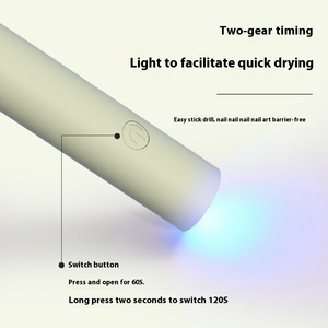 Mini Lampe UV LED Portable pour Ongles, Rechargeable par USB, Alimentée par Batterie, en Plastique, Logo Personnalisé, Séchoir à Gel, Lampe de Manucure pour Nail Art - Product Image 3