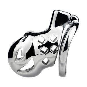 Jaula de Castidad de Acero Inoxidable FRRK 304, Candado para Pene, Dispositivo de Castidad Masculina, Jaula para Pene, Productos de Castidad BDSM, Juguetes Sexuales - Product Image 5
