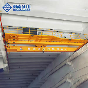 Grúa Puente Móvil Eléctrica de Doble Viga con Control de Cabina y Carro de Cabrestante - Product Image 3