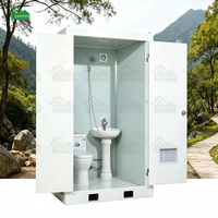 Toilettes publiques portables, pods préfabriqués mobiles, pour camping en plein air, chantier de construction, parc, modulaires, complètes