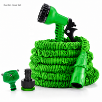 Tuyau d'arrosage de jardin en plastique léger, portable, durable, haute pression, fonction extensible 3x, TPE multifonction, lavage de voiture