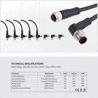 Câble de caméra de recul MDVR étanche de haute qualité, double blindage, 4 broches, câble aviation avec câble de déclenchement, vente en gros