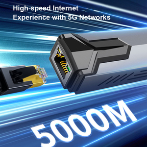 محول شبكة JustLink <span class=keywords><strong>5</strong></span> في 1 من نوع C إلى RJ45 بسرعة 5000 ميجابت مع 3 منافذ USB 3.0 بسرعة <span class=keywords><strong>5</strong></span> جيجابت ومحور USB 3.0 بقدرة 90 واط للكمبيوتر - Product Image 3