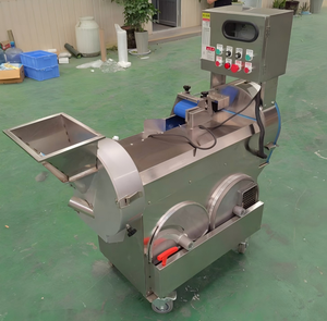 Máquina Cortadora y Picadora de Vegetales Automática de Alta Velocidad Directa de Fábrica con Deflector Antisalpicaduras para Vegetales Congelados Medianos - Product Image 2