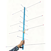 Antenne Yagi satellite bi-bande Zastone U7V4 UHF VHF octogonale détachable pour communication amateur sans fil Satcom 6.5dBi mâle – Nouveauté