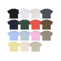 Camiseta Oversize de Algodón Grueso de 305 g/m² con Estampado Serigrafiado Multicolor, Camiseta Urbana Hip Hop para Hombre OEM