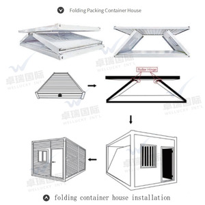 20ft <span class=keywords><strong>container</strong></span> sang trọng nhà cao Cube sẵn sàng thực hiện prefab có thể gập lại Modular vật liệu gỗ cho cửa hàng sử dụng - Product Image 3