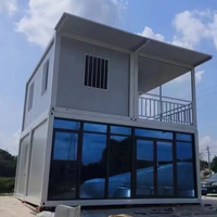 Maisons conteneurs modulaires préfabriquées de luxe, prêtes à l'emploi, détachables et portables, de 10, 20 et 40 pieds, pour logement et chambre.
