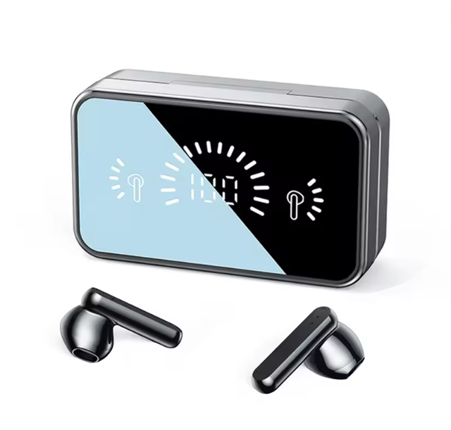 Hot Selling S20 Mirror-led Tws Earbuds Intelligent Digital Display Wireless Earphones Headphones Headsets for Mobile Phones