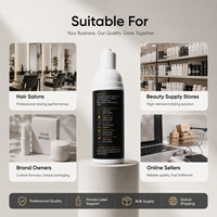 Mousse et mousse coiffante légère à base d'eau à tenue forte pour perruques, marque privée - Fabricant OEM avec emballage personnalisé