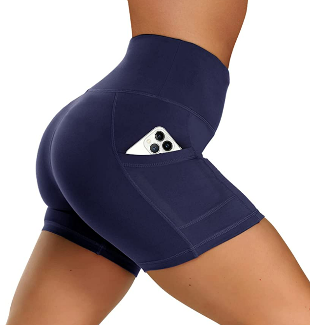 2024 Shorts pour femmes Yoga femmes Yoga Sexy femmes Shorts décontractés cyclisme solide vélo Gym taille haute Shorts Logo personnalisé en gros