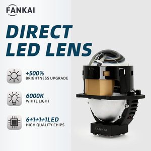 ไฟหน้า LED 3 นิ้ว T1 หลอดไฟสามดวง ลำแสงเดี่ยว 77W 6000K 30000 ลูเมน สำหรับการติดตั้งเพิ่มเติม อัพเกรด ใช้ได้กับรถยนต์ทั่วไป - Product Image 5
