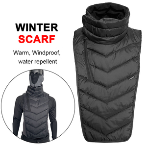Chauffe-cou de moto d'hiver Style long épaississant <span class=keywords><strong>Scooter</strong></span> Riding Balaclava Protection Windproof Moto Collar Neck Warm Scarf - Product Image 2