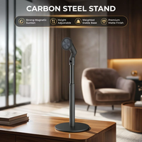 Support de téléphone magnétique universel pour bureau, logo personnalisé, métal, hauteur réglable, 360° °   Supports de bureau rotatifs pour téléphone et tablette