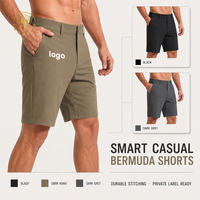 Bermudas de Hombre con Bolsillos Laterales con Cierre, Estilo Deportivo y Elegante, Directo de Fábrica