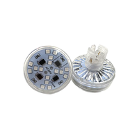 Ampoule LED à changement de couleur pour PC, E14, programmation RGB automatique, AC24V, 48mm, lumière ponctuelle, IP65, étanche, décoration de parc à thème
