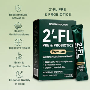 Personalizzabile 2 '-FL HMO prebiotici probiotici per adulti facile da assumere integratore enzimatico - Product Image 4
