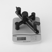 Robinet de douche en céramique à poignée unique, noir brossé, eau chaude et froide, jet de pluie doux, ensemble de douche, vente en gros directe du fabricant